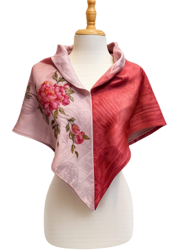 Khăn Vân cổ Ombre Mẫu Đơn