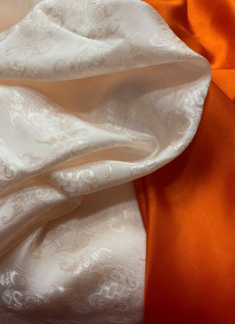 VẢI SATIN TƠ TẰM THỌ DƠI NUDE