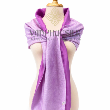 Khăn Áo Choàng Lụa Vân cổ Phượng Thọ