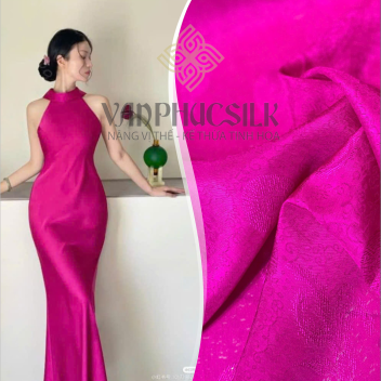 Vải Tơ Tằm Phượng Thọ cánh sen