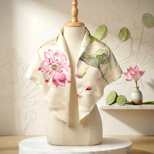 Khăn Vuông Vân Cổ Hạ Liên