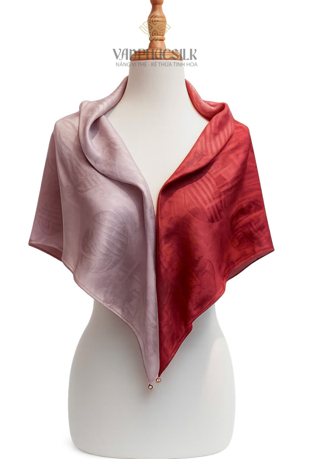 Khăn Vân cổ Ombre  01